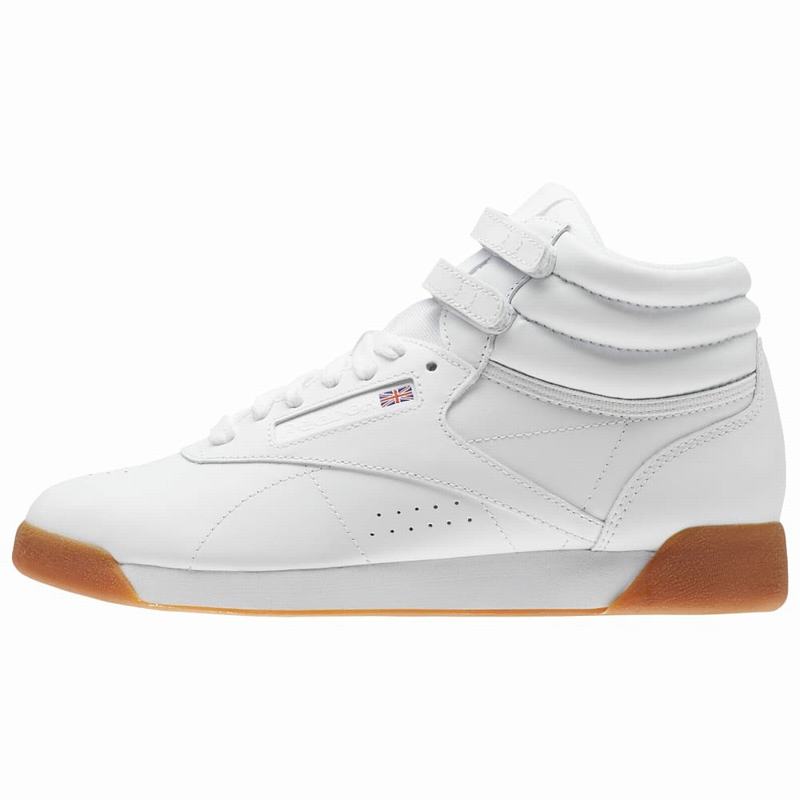 Reebok Freestyle Hi Tenisky Damske - Biele HZ9189DC